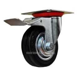 Колесо 530100 з гальмом, діаметр 100 мм Колесо 530100 з гальмом, діаметр 100 мм