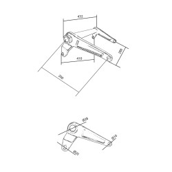 Великий кутовий важіль 5.0Т (208) К4 Великий кутовий важіль 5.0Т (208) К4